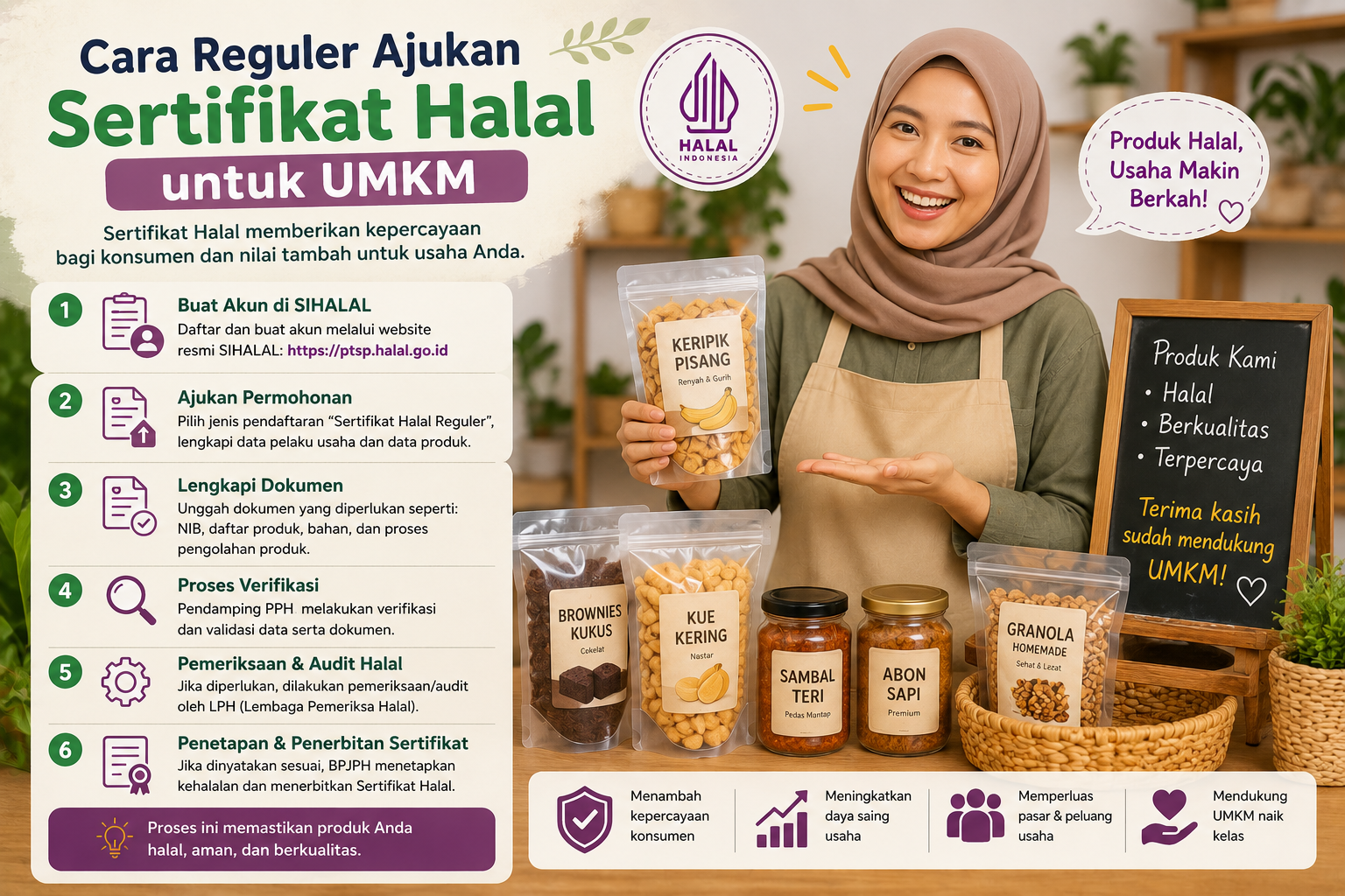 Perbedaan Sertifikat Halal Self-Declare dan Jalur Reguler, Pilih Yang Mana? (Panduan UMKM)