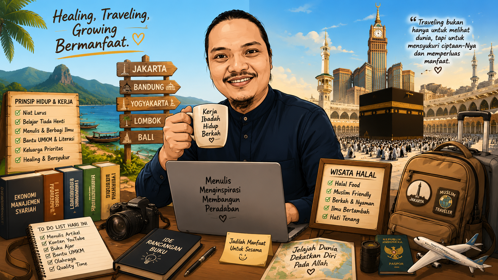 Healing Sambil Tombo Ati: Panduan Wisata Halal bagi Warga Jakarta