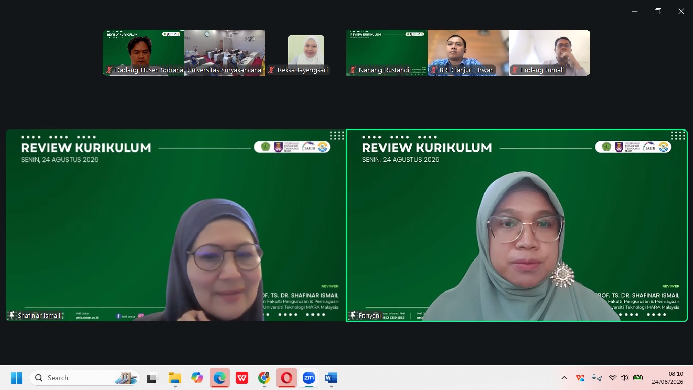 Review Kurikulum FEBI Universitas Suryakancana Perkuat Kompetensi Lulusan dan Konektivitas dengan Dunia Kerja