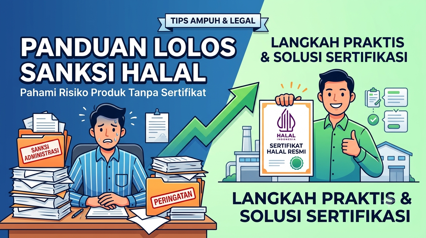 Panduan Lolos Sanksi Produk Tidak Bersertifikat Halal dan Solusinya