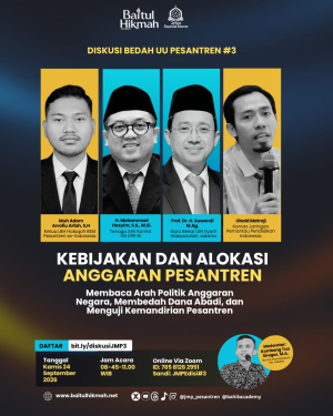 Guru Besar UIN Jakarta: Saatnya Rekognisi Pesantren Perlu Diikuti Afirmasi Anggaran