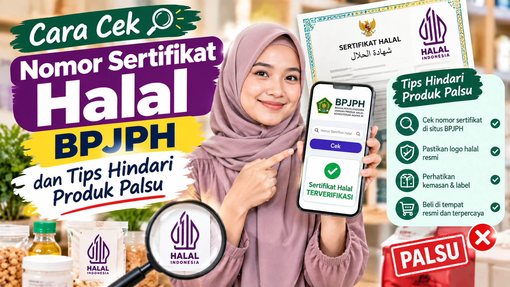 Cara Cek Nomor Sertifikat Halal BPJPH dan Tips Hindari Produk Palsu
